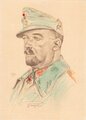 Ansichtskarte " Willrich : Generalmajor Julius Ringel" Coloriert