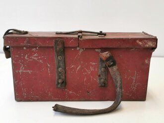 Großbritannien, Vickers Ammo Box Dated 1917, uncleaned