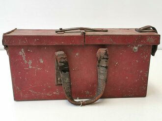 Großbritannien, Vickers Ammo Box Dated 1917, uncleaned