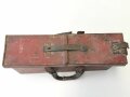 Großbritannien, Vickers Ammo Box Dated 1917, uncleaned