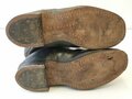 Paar Stiefel für Offiziere der Wehrmacht, ungereinigtes Paar, Sohlenlänge 29cm