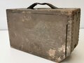 U.S. WWI Browning M1917 & M1917A1 water cooled Machine Gun Ammunition box, original paint