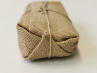 1.Weltkrieg Verbandpäckchen in sehr gutem Zustand, Hersteller aus Antwerpen