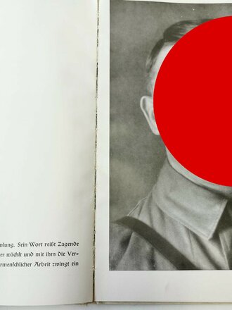 Heinrich Hoffmann Bildband " Das Antlitz des Führers" Einband leicht bestossen und angeschmutzt