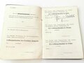 Hitler Jugend Leistungsbuch für einen Angehörigen im Bann 98 Hanau, eingetragenes Leistungsabzeichen in Eisen