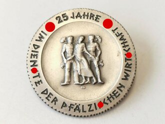 Tragbare Medaille für 25 jährige Mitarbeit in Dienste der pfälzischen Wirtschaft