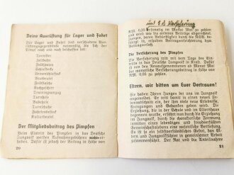 Deutsches Jungvolk / Hitler Jugend , Ausweiskonvolut eines Angehörigen aus Weilmünster