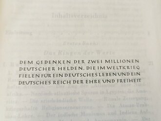 "Der Mythus des 20. jahrhunderts" Alfred Rosenberg, Hoheneichen-Verlag München, 712 Seiten, DIN A6