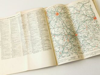 "Leuna Zapfstellen-Atlas" Ausgabe 1939, 30 Seiten