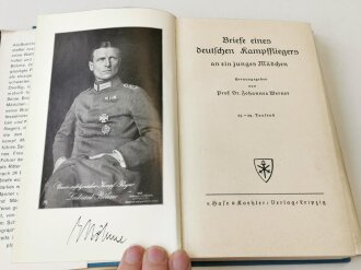 "Briefe eines deutschen Kampffliegers an ein junges Mädchen" Prof. Dr. Johannes Werner, 207 Seiten, DIN A6