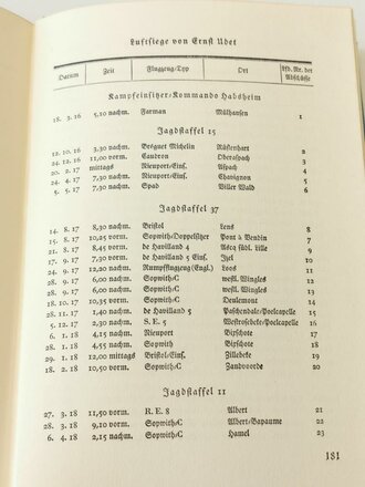 "Mein Fliegerleben" Ernst Udet, Im Deutschen Verlag Berlin, 193 Seiten, DIN A5