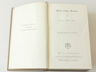 "Volk ohne Raum" Hans Grimm, Albert Langen München, 1352 Seiten, DIN A5