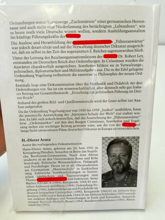 "Ordensburg Vogelsang 1934-1945" Erziehung zur politischen Führung im Dritten Reich, original verpackt, DIN A5 