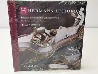 "Hermann Historica 82. Auktion" - Schusswaffen aus fünf Jahrhunderten, DIN A5, noch eingepackt