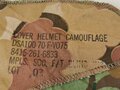 U.S. 1970 dated Mitchell pattern helmet cover, very good condition