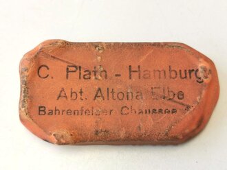 Luftwaffe Radiergummi von Plath Hamburg. Gebrauchtes Stück, gehört in die Navigationstaschen