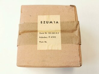 Luftwaffe elektrischer Zündumformer EZUM 1A, Fl 47412. Neuwertiges Stück in der originalen Umverpackung. Verwendet für Maschinenkanone MK108