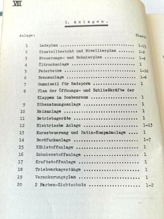 Luftwaffe " Vorläufige Montage- und Betriebsanleitung Heinkel He 111 - H"  Ausgabe 1939 mit 144 Seiten und vielen Anlagen.. Gebraucht, guter Gesamtzustand