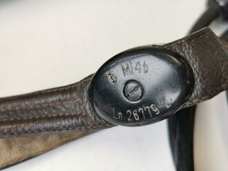 Luftwaffe Kopfhaube für fliegendes Personal LKpW101, Ln 26618, Hersteller Siemens. Getragenes Stück in sehr gutem Zustand