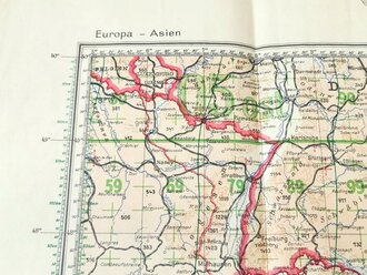 Luftwaffe Luft Navigationskarte in Merkatorprojektion, eingekürzt