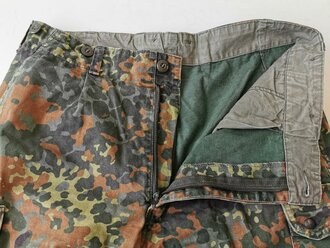 Bundeswehr Hose flecktarn gebraucht, Grösse 9 entspricht Konfektionsgrösse 52