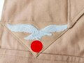 Luftwaffe Tropenhemd. Ungetragenes Stück, noch original gefaltet. der Adler original vernäht