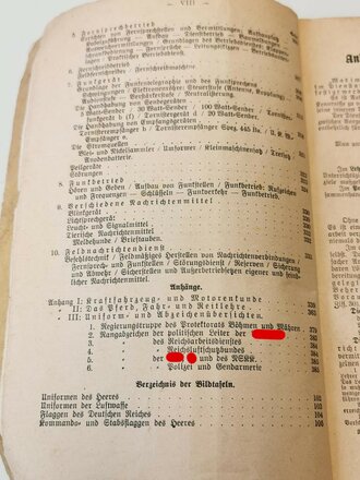 "Der Dienst Unterricht im Heere" Jahrgang 1940 Ausgabe für den Nachrichtensoldaten, 385 Seiten, DIN A5