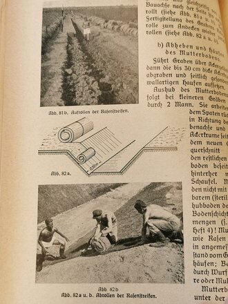 Reichsarbeitsdienst "Handbuch der Arbeitstechnik" Heft 3 Erdarbeiten 1942, von B.G. Teubner Berlin, 183 Seiten, DIN A5