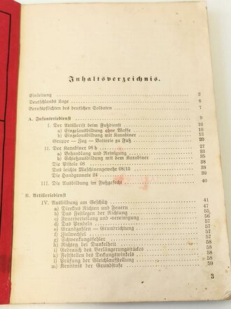 "Artilleristen Fibel" Zusammengestellt und bearbeitet von Hauptmann a. D.B.R Freher, 132 Seiten, DIN A5