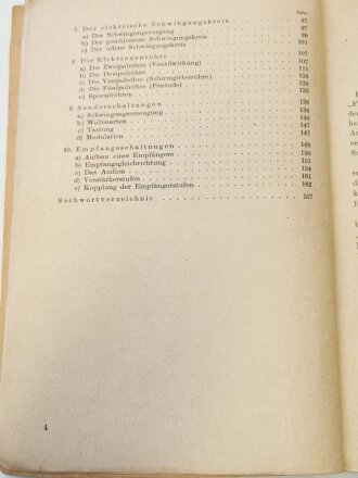 "Flugfunkwesen" Heft 26, Teil I Physikalische Grundlagen der Funktechnik von Karl Möbius, 168 Seiten, DIN A5