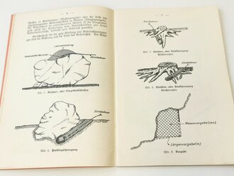 "Der Schießmeister" Anweisung zur sicheren Ausführung der Sprengarbeit, dritte unveränderte Auflage 1939, 56 Seiten, DIN A5, KEINE Militärische Vorschrift