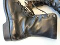 U.S. 1973 dated pair of combat boots, size 7W. Used, uncleaned