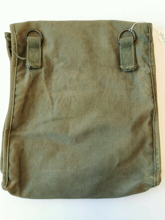 U.S. canvas map case, used