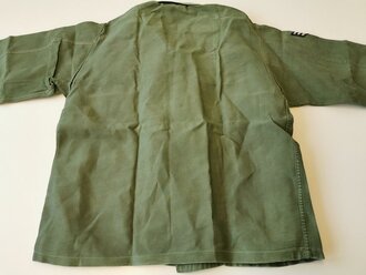 U.S. Air Force 1960´s Utility Shirt 1st Pattern. Insignia original sewn. This is the type shirt the used early in the Vietnam war