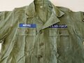 U.S. Air Force 1960´s Utility Shirt 1st Pattern. Insignia original sewn. This is the type shirt the used early in the Vietnam war