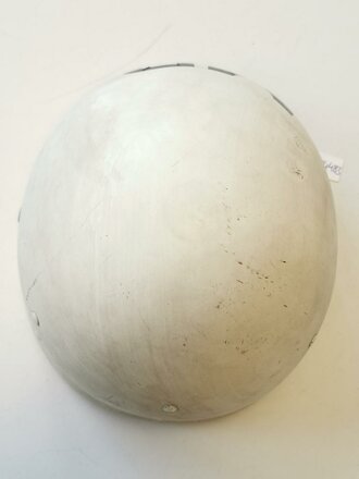 U.S. ? white plastic "MP" helmet liner marked EC NL 77