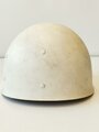 U.S. ? white plastic "MP" helmet liner marked EC NL 77