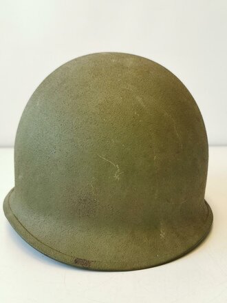 U.S. post war steel helmet shell, original paint