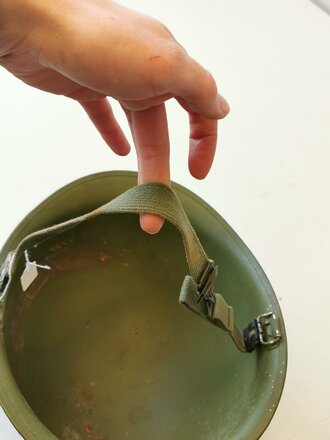 U.S. post war steel helmet shell, original paint