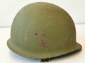 U.S. post war steel helmet shell, original paint