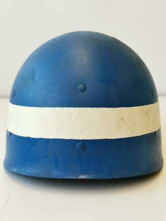 U.S. post war helmet liner, original blue paint " CG"
