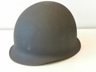 U.S. post war steel helmet shell, original dark blue paint