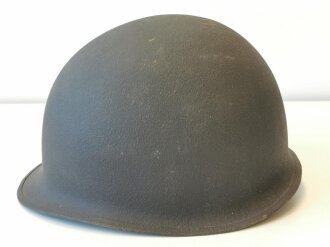 U.S. post war steel helmet shell, original dark blue paint