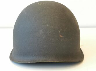 U.S. post war steel helmet shell, original dark blue paint