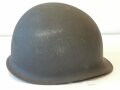 U.S. post war steel helmet shell, original dark blue paint