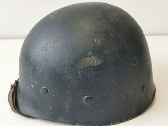 U.S. WWII helmet liner, original blue paint