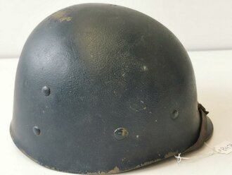 U.S. WWII helmet liner, original blue paint