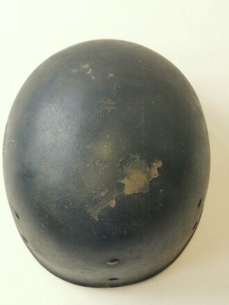 U.S. WWII helmet liner, original blue paint