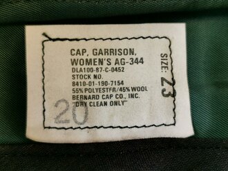 U.S.1987 dated cap garrison womens, size 23