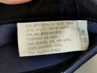 U.S.  Cap Garrison Air force blue, size 6 7/8, used